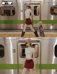 AIRY HOURGLASS Low Rise Plain Fitted Skorts