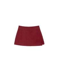 AIRY HOURGLASS Low Rise Plain Fitted Skorts