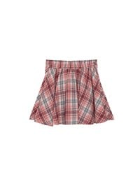 Patchwork Plaid Tie Up A Line Mini Skirt