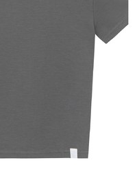 【Stain Resistant】Simple Basic Crew Neck Fitted Crop Tee