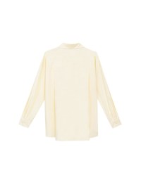 【Stain Resistant】Oversized Pocket Detail Button Down Shirt Blouse