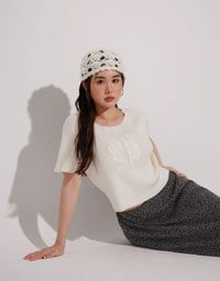 細緻豹紋魚尾長裙