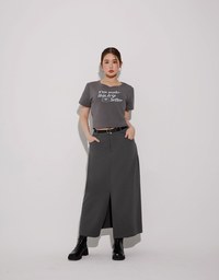 High Waisted Wash Jeans Denim A Line Mini Skirt