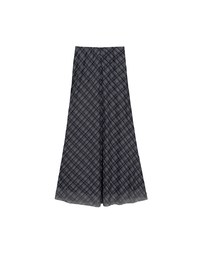 Vintage Inspired Plaid A Line Maxi Skirt