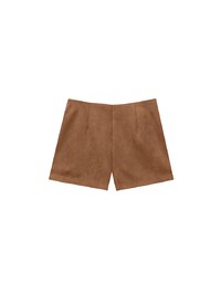 スエード調ショートパンツ