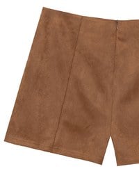 スエード調ショートパンツ