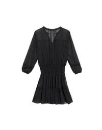 Lace Trim Drawstring Sleeve Cropped Cardigan and Elastic Waist A Line Mini Skirt Set Wear