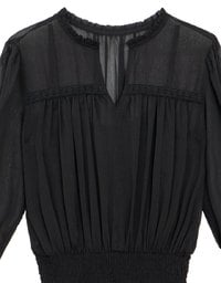 Lace Trim Drawstring Sleeve Cropped Cardigan and Elastic Waist A Line Mini Skirt Set Wear
