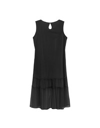Flowy Sleeveless Maxi Dress with Waist Tie Detail
