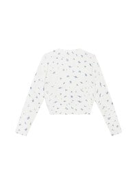 【Ling Cheng Design】Classic Crew Neck Buttoned Knit Cardigan