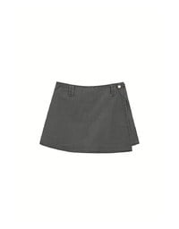 2 Way Convertible Cargo Style Skort with Button Closure