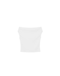 Fitted Off Shoulder Stretch Cotton Short Sleeve Top
