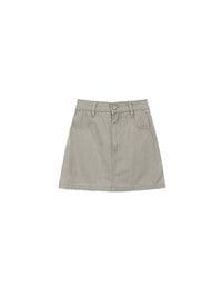 High Waisted Wash Jeans Denim A Line Mini Skirt