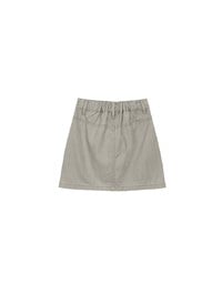 High Waisted Wash Jeans Denim A Line Mini Skirt