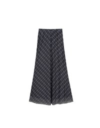 Vintage Inspired Plaid A Line Maxi Skirt