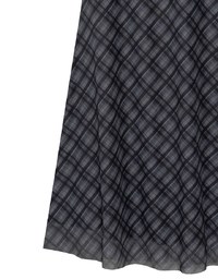 Vintage Inspired Plaid A Line Maxi Skirt