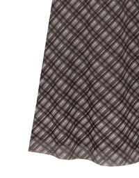 Vintage Inspired Plaid A Line Maxi Skirt