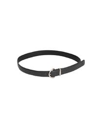 【Ling Cheng Design】Minimal Round Buckle Belt with AIR SPACE Logo Embroidered
