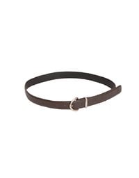 【Ling Cheng Design】Minimal Round Buckle Belt with AIR SPACE Logo Embroidered