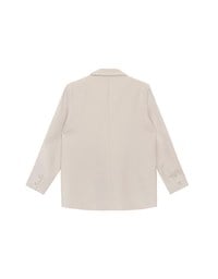 【Ling Cheng Design】Oversized Double Breasted Tailored Blazer Jacket