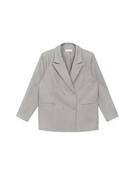 【Ling Cheng Design】Oversized Double Breasted Tailored Blazer Jacket