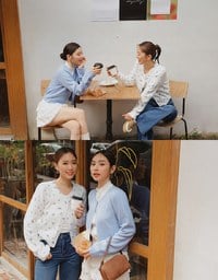【Ling Cheng Design】Classic Crew Neck Buttoned Knit Cardigan