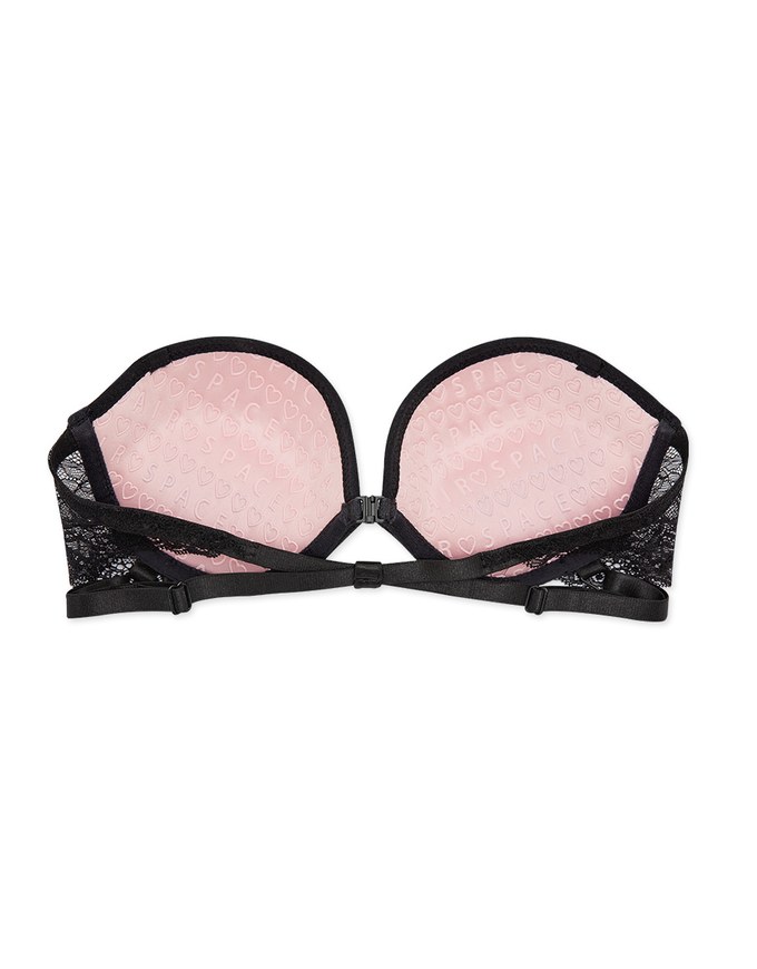 Cross Back Sexy Side Lace Strapless Bra