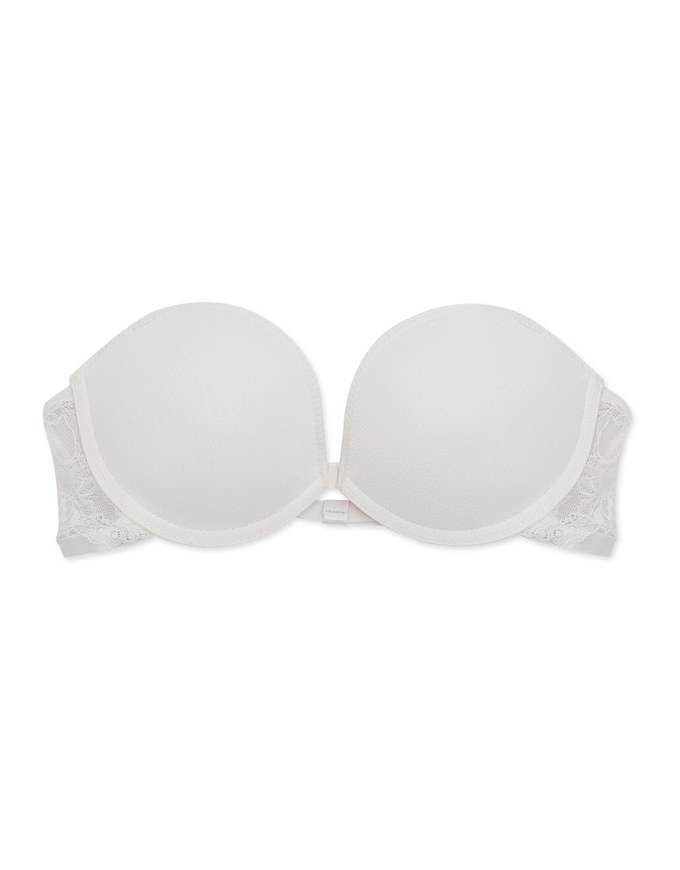 Cross Back Sexy Side Lace Strapless Bra