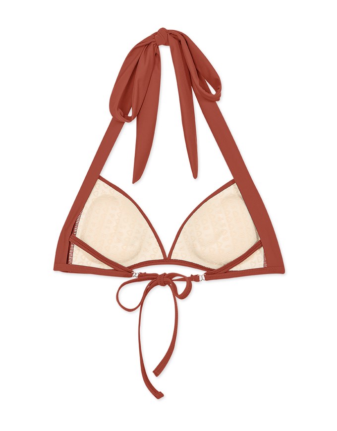 【PUSH IN 】Extra Wide Side Strap Bikini Top with Bra Padded