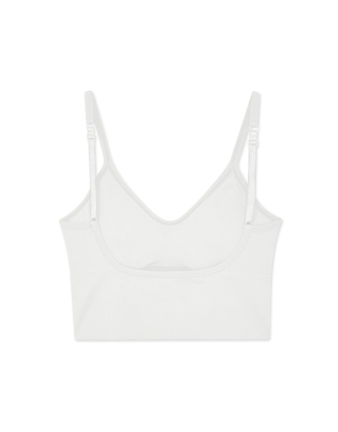 Big U-Back Low Cut Widened Hem Bralette
