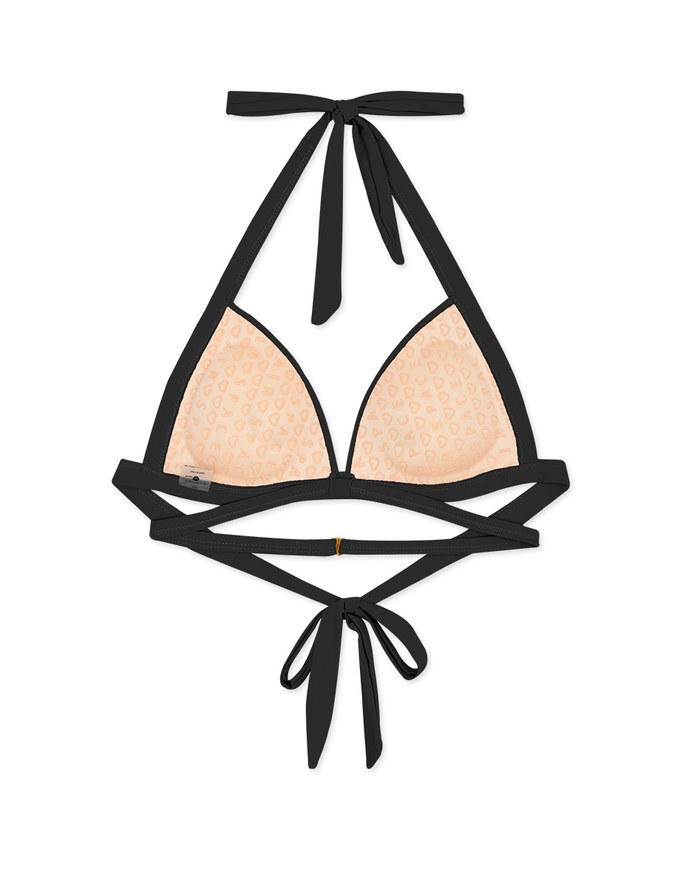 【PUSH UP】3Way Push Up Thick Strap Bikini Top (Thick Padded)