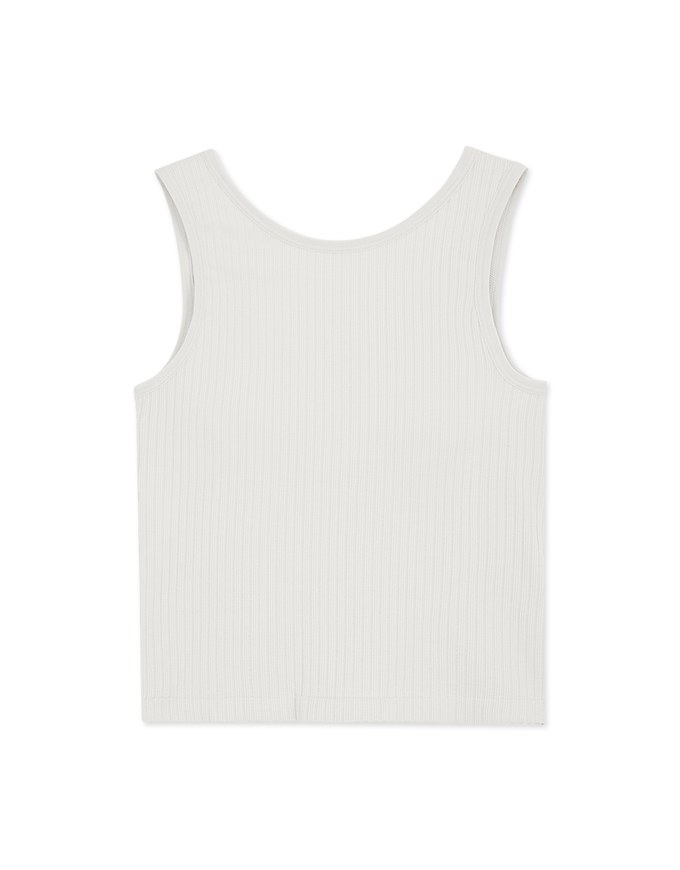 Little V Notch Neck Striped Bra Top