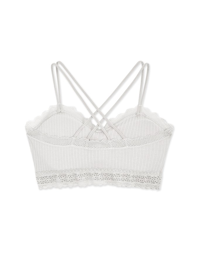 Comfy Seamless Scrunch Lace Bralette