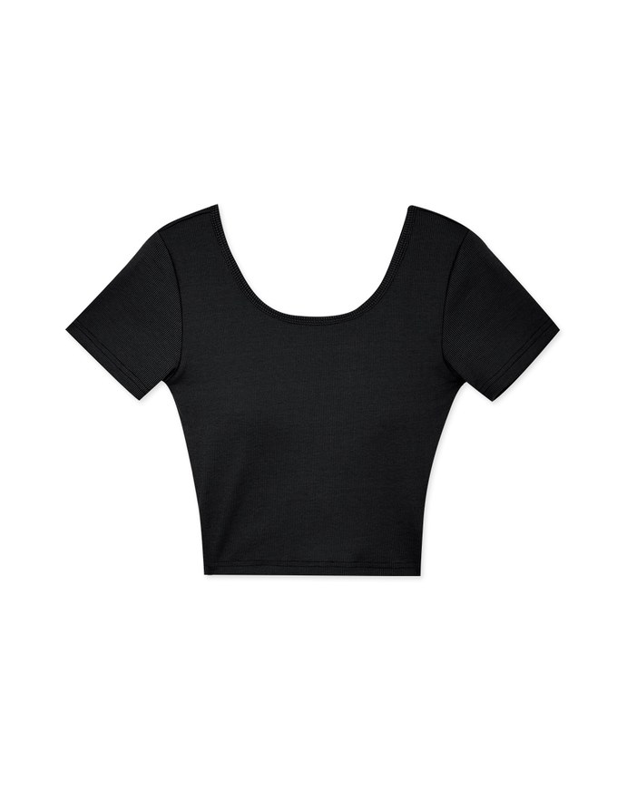 Low Back Crop Top (With Detachable Padding)
