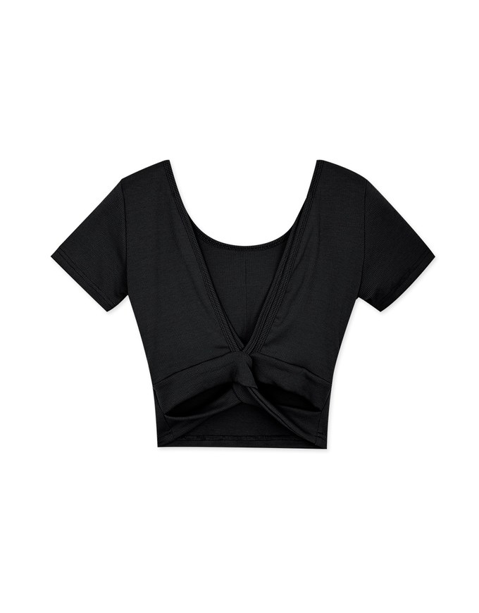 Low Back Crop Top (With Detachable Padding)