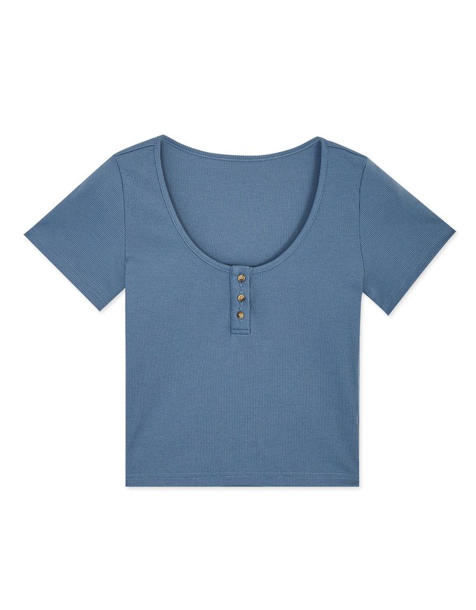 Vintage Round Neck Knit Top