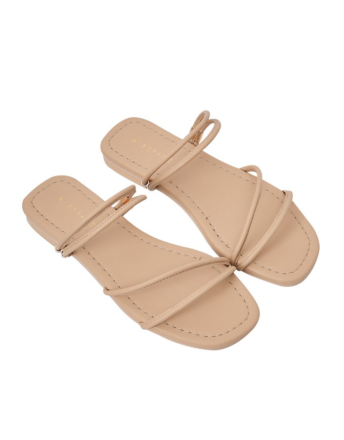 2Way Thin-Strappy Flat Sandals