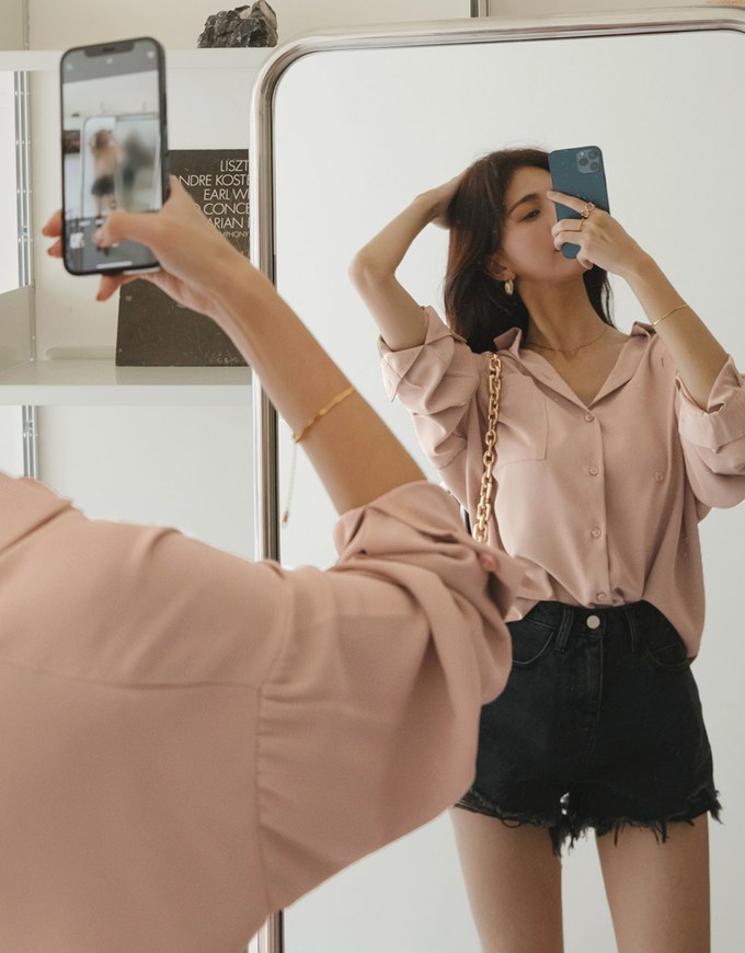 Anti-Wrinkle Iron Free Blouse Shirt