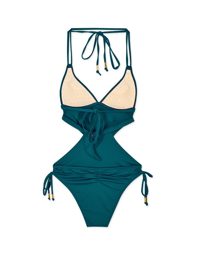 【EXTRA BODICE LENGTH】 Double Strap One Piece Swimsuit Bikini For Tall Girls