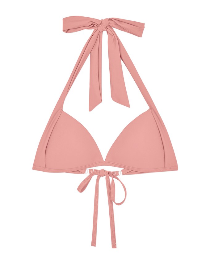 【PUSH IN 】Extra Wide Side Strap Bikini Top with Thin Bra Padded