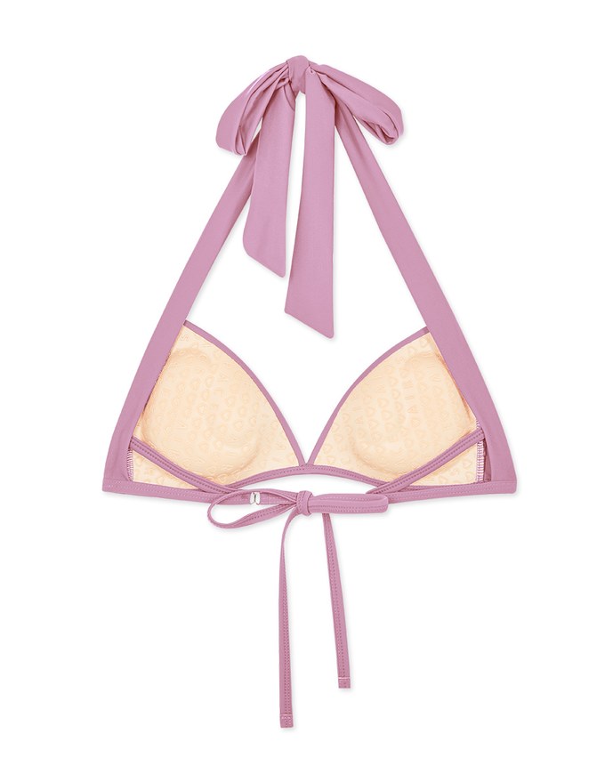 【PUSH IN 】Extra Wide Side Strap Bikini Top with Thin Bra Padded