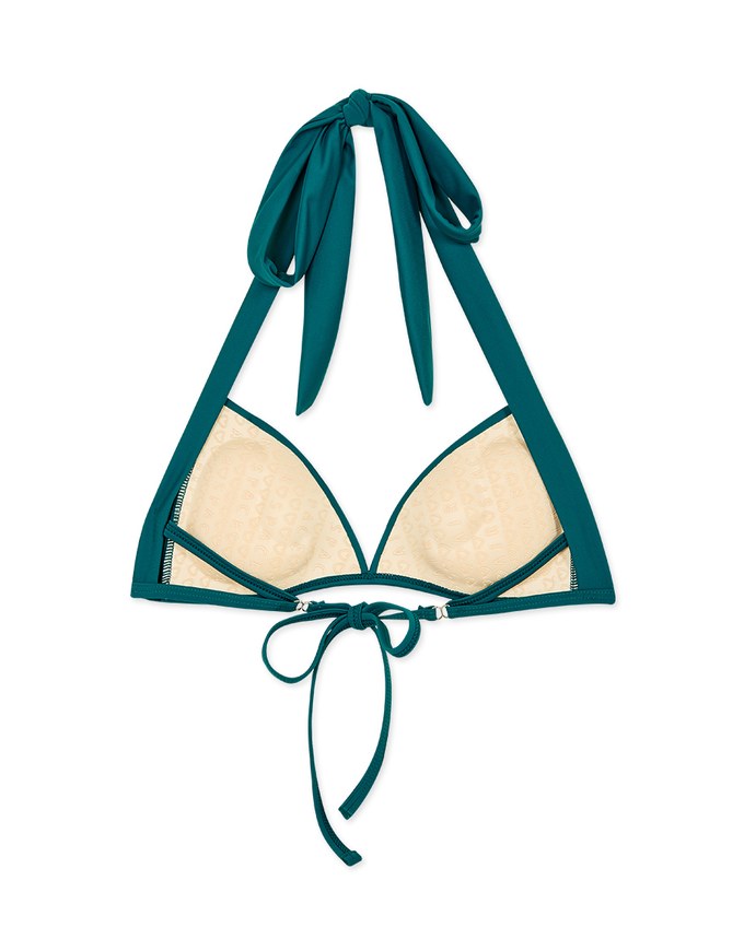 【PUSH IN 】Extra Wide Side Strap Bikini Top with Thin Bra Padded