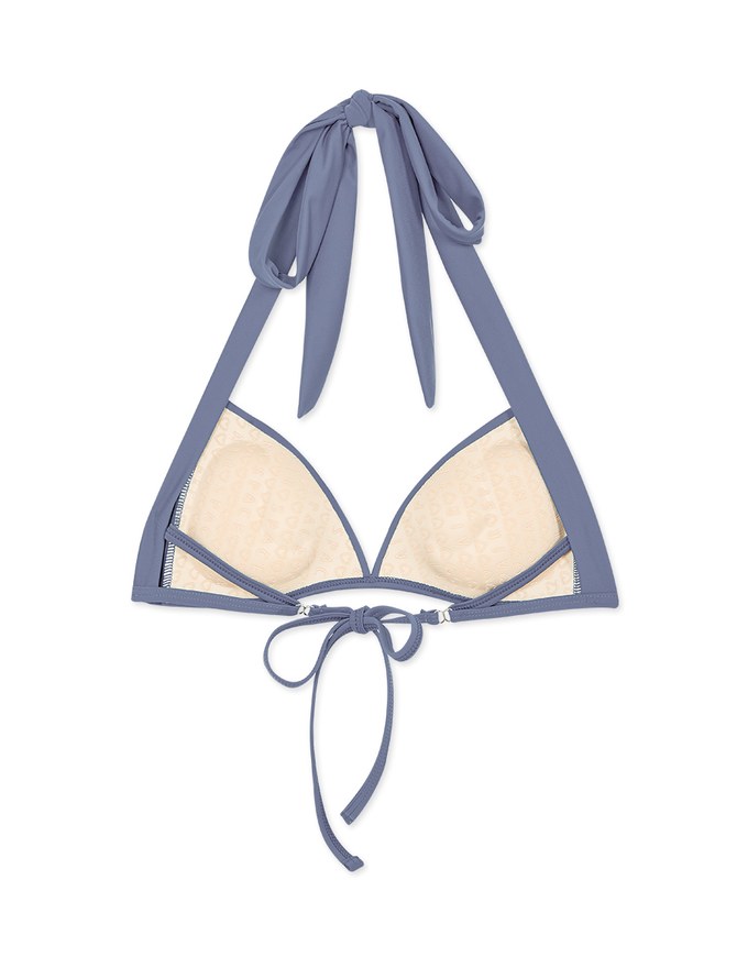【PUSH IN 】Extra Wide Side Strap Bikini Top with Thin Bra Padded