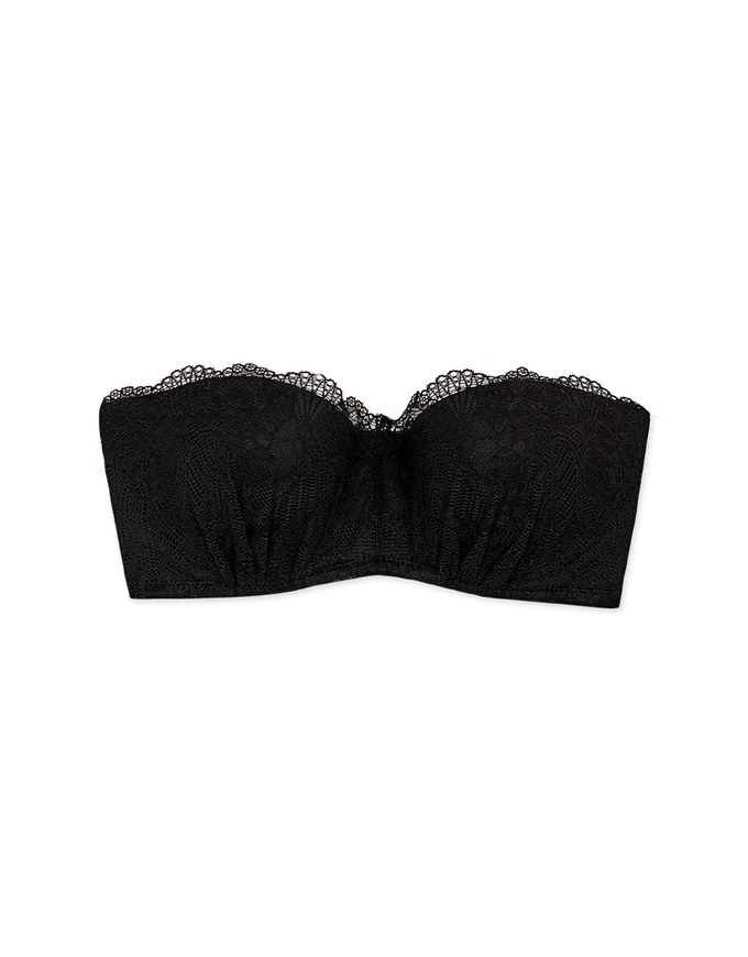 AIRY Cooling Lace Push-Up Tube Bra(Large Size)