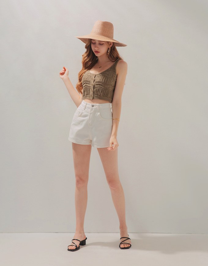 Knit Crop Tank Top