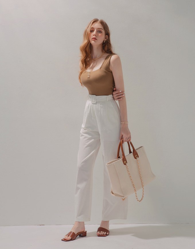 Refined Coverage Bra Top