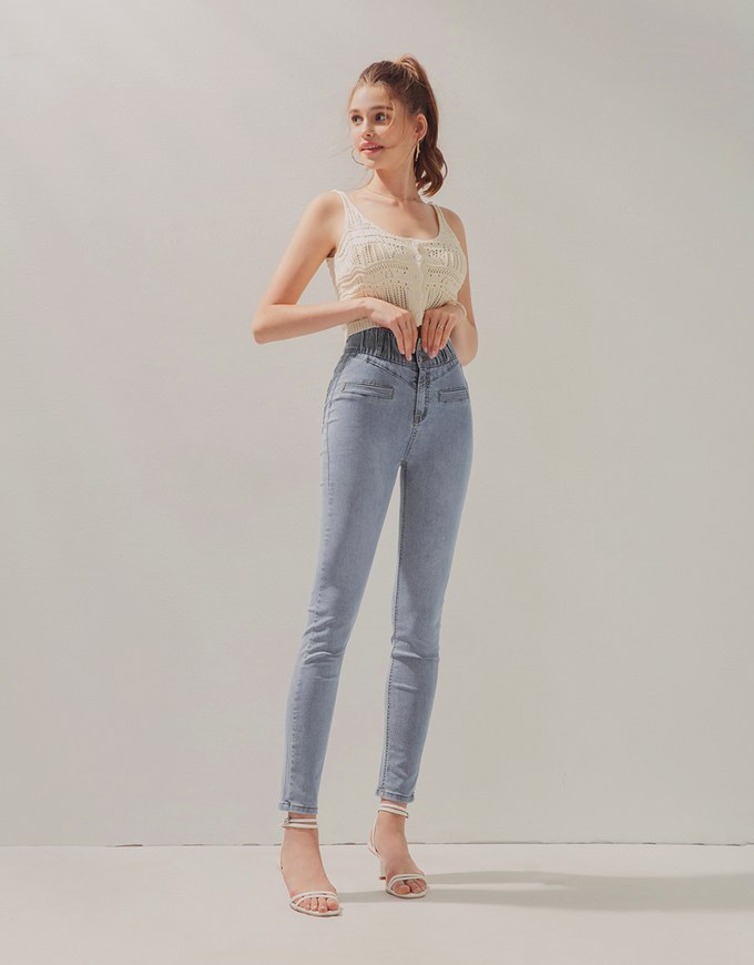 Tall Girl- Breezy Cooling No Filter Denim Jeans Pants