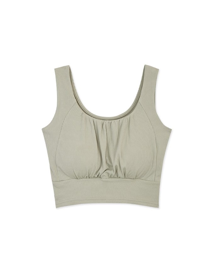 Enhanced Side-Smoothing Extra-Crop Bra Top