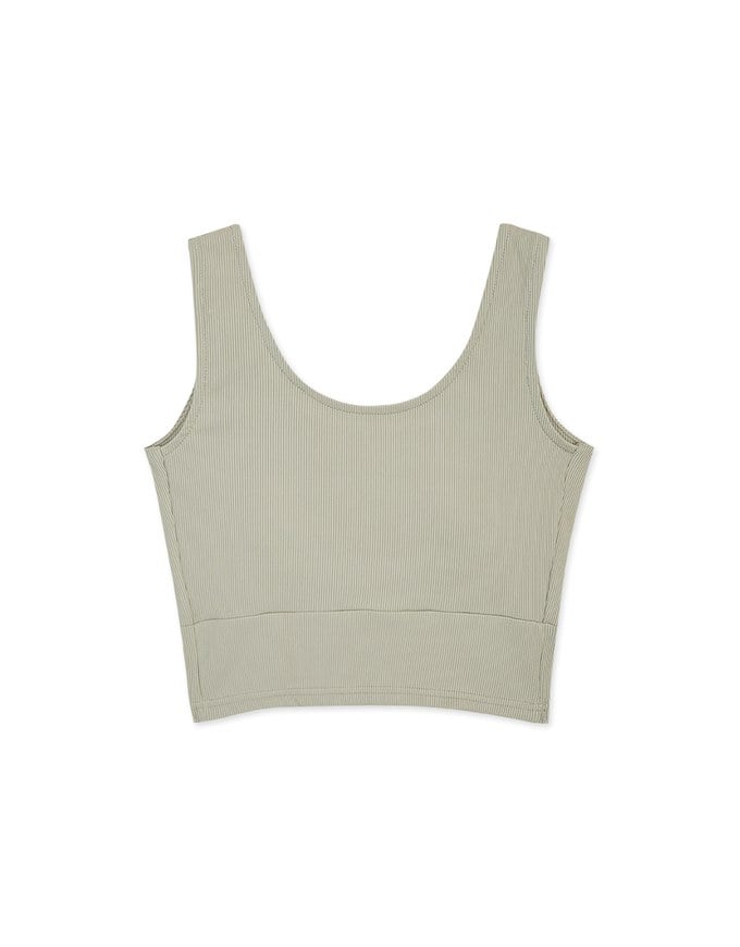 Enhanced Side-Smoothing Extra-Crop Bra Top