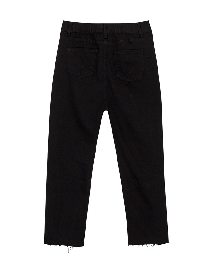 Iconic Side Slit Denim Jeans Pants